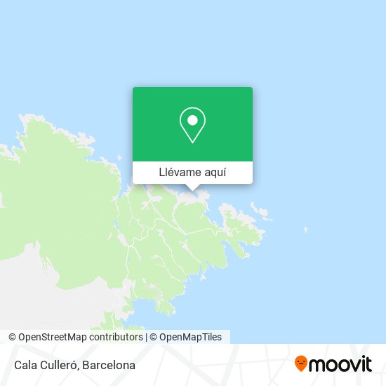 Mapa Cala Culleró