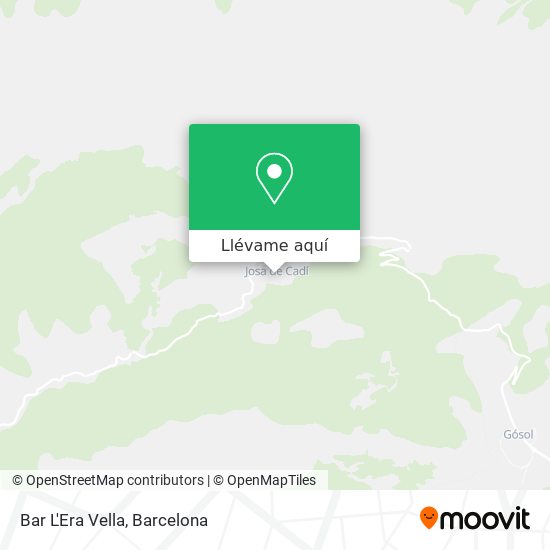 Mapa Bar L'Era Vella