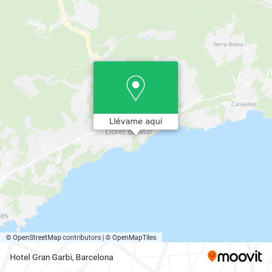 Mapa Hotel Gran Garbi