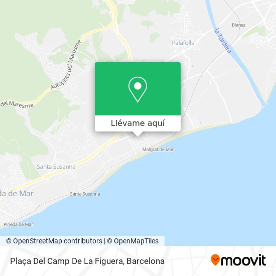 Mapa Plaça Del Camp De La Figuera