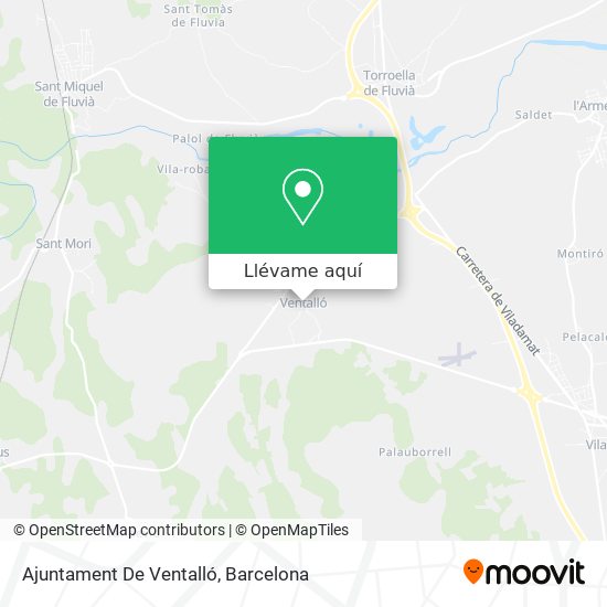 Mapa Ajuntament De Ventalló