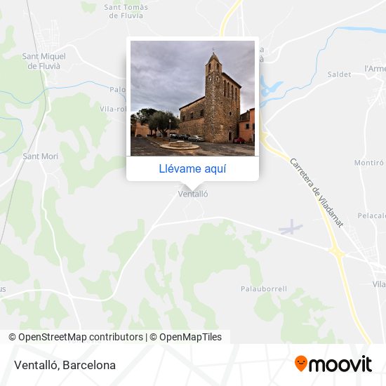 Mapa Ventalló