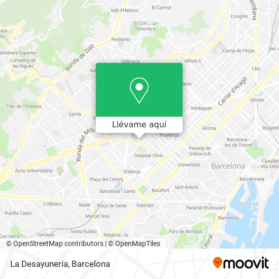 Mapa La Desayunería