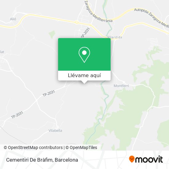 Mapa Cementiri De Bràfim