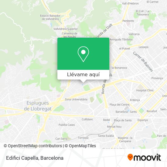 Mapa Edifici Capella