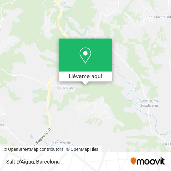 Mapa Salt D'Aigua