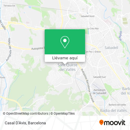 Mapa Casal D'Avis