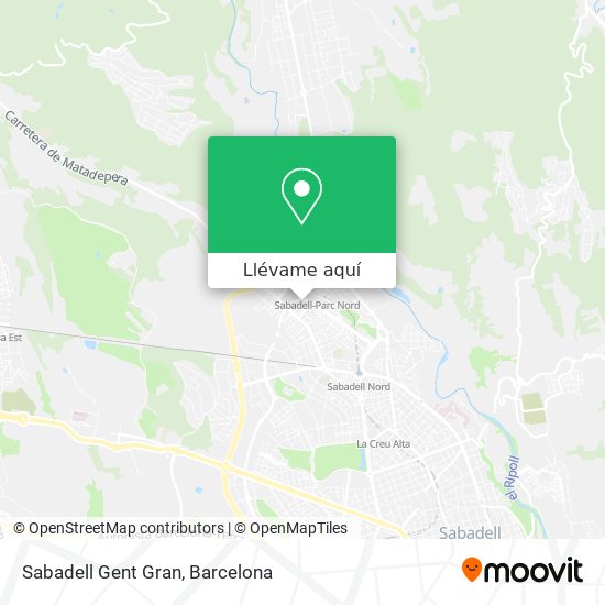 Mapa Sabadell Gent Gran