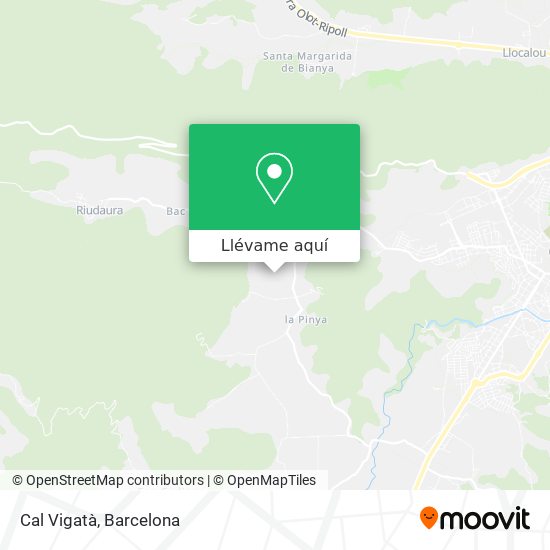 Mapa Cal Vigatà