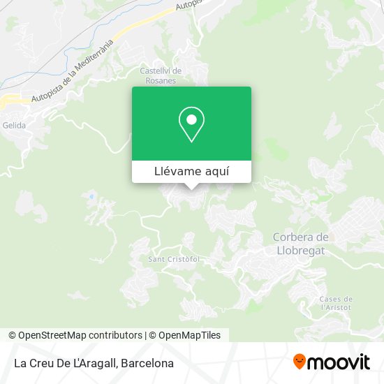 Mapa La Creu De L'Aragall