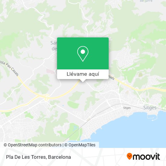 Mapa Pla De Les Torres