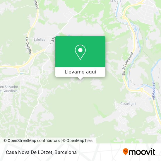 Mapa Casa Nova De L'Otzet