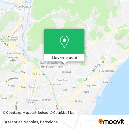 Mapa Asesorías Napoles