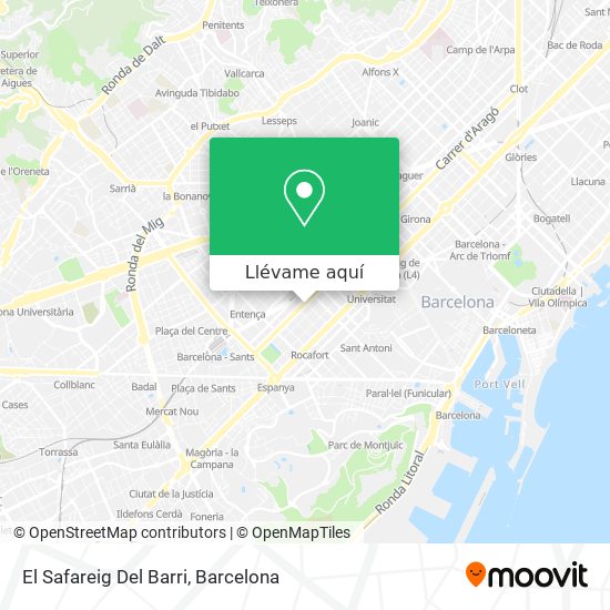 Mapa El Safareig Del Barri