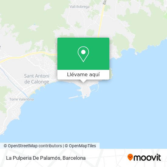 Mapa La Pulperia De Palamós