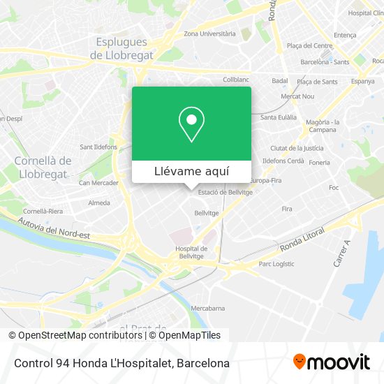 Mapa Control 94 Honda L'Hospitalet