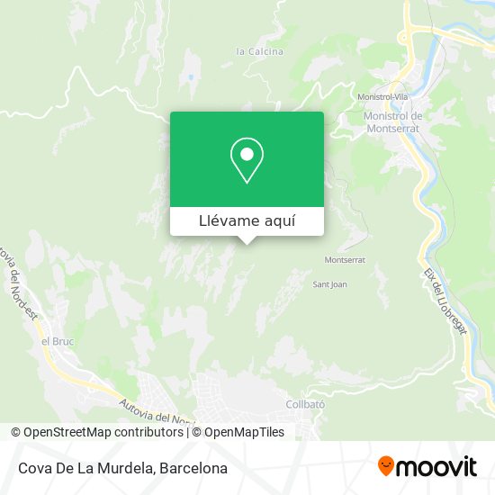 Mapa Cova De La Murdela
