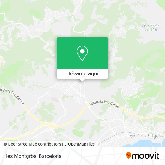 Mapa Ies Montgròs