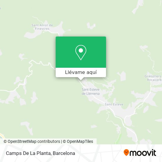 Mapa Camps De La Planta