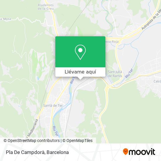 Mapa Pla De Campdorà