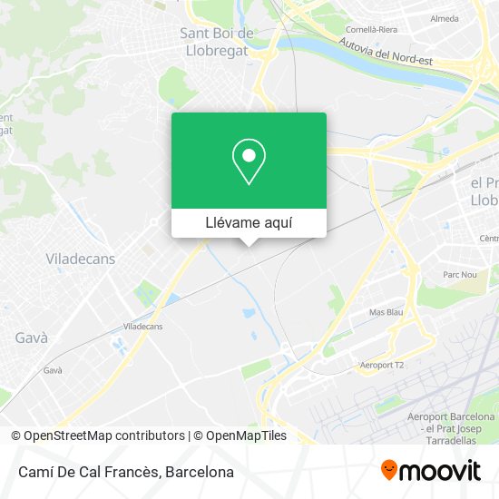 Mapa Camí De Cal Francès