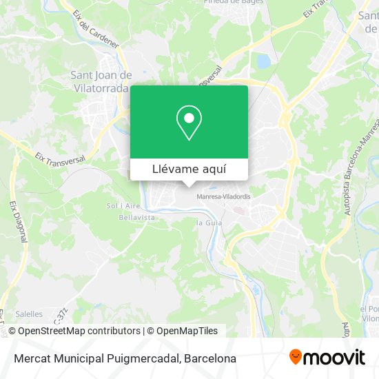 Mapa Mercat Municipal Puigmercadal