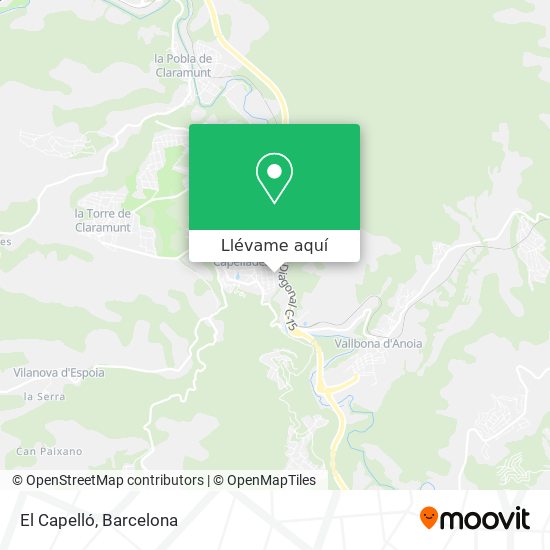 Mapa El Capelló
