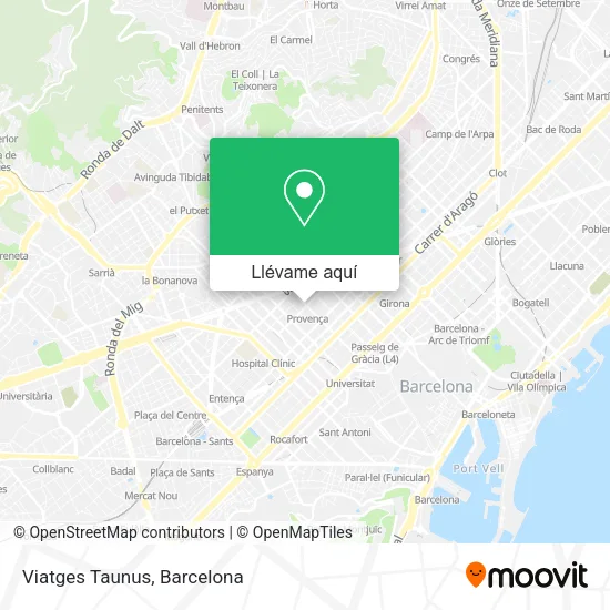 Mapa Viatges Taunus
