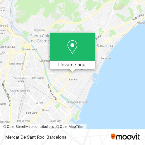 Mapa Mercat De Sant Roc