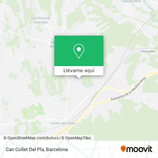 Mapa Can Collet Del Pla