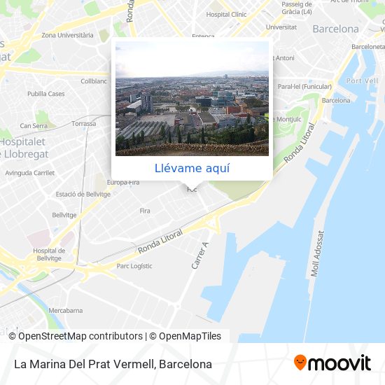 Mapa La Marina Del Prat Vermell