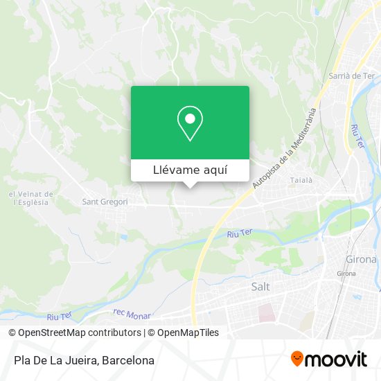 Mapa Pla De La Jueira