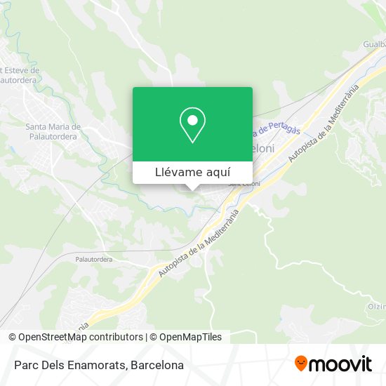 Mapa Parc Dels Enamorats
