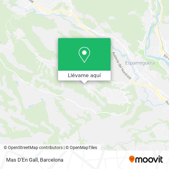 Mapa Mas D'En Gall