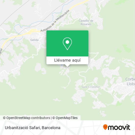 Mapa Urbanització Safari