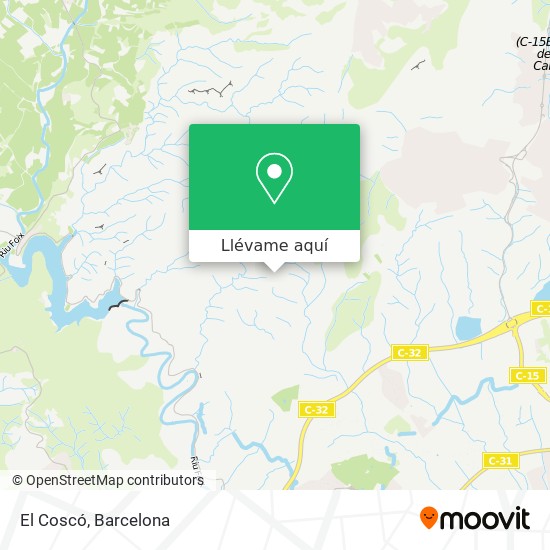 Mapa El Coscó
