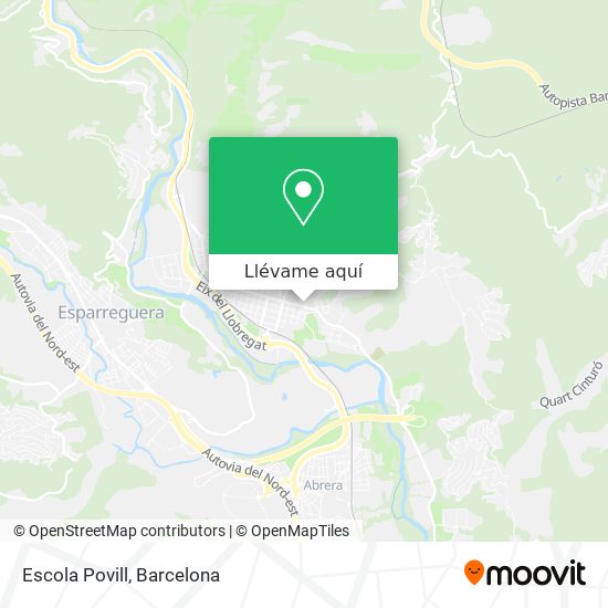 Mapa Escola Povill