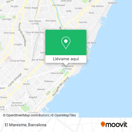 Mapa El Maresme