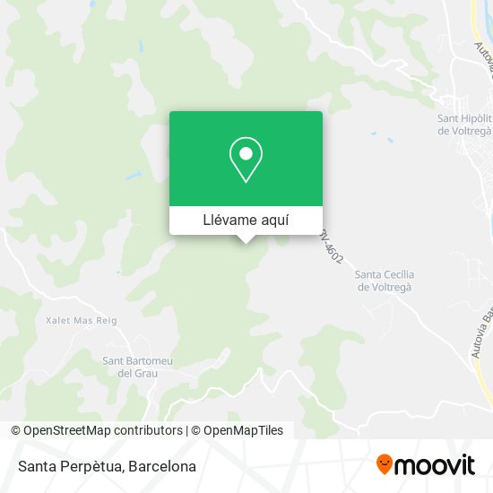 Mapa Santa Perpètua
