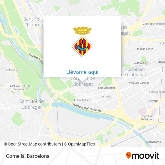 Mapa Cornellà