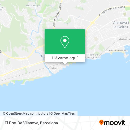 Mapa El Prat De Vilanova