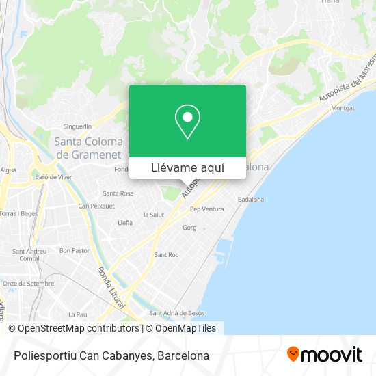 Mapa Poliesportiu Can Cabanyes