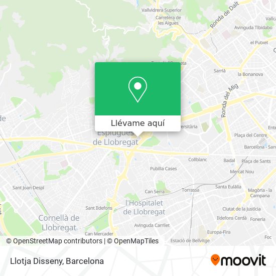 Mapa Llotja Disseny