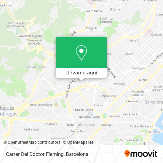 Mapa Carrer Del Doctor Fleming