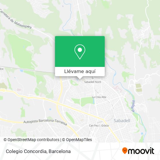 Mapa Colegio Concordia