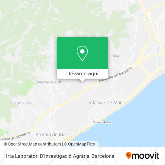 Mapa Irta Laboratori D'Investigació Agrària