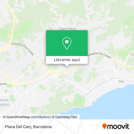 Mapa Plana Del Carç