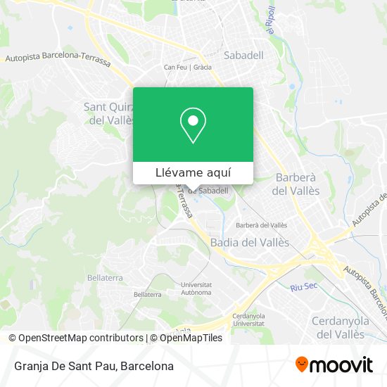 Mapa Granja De Sant Pau
