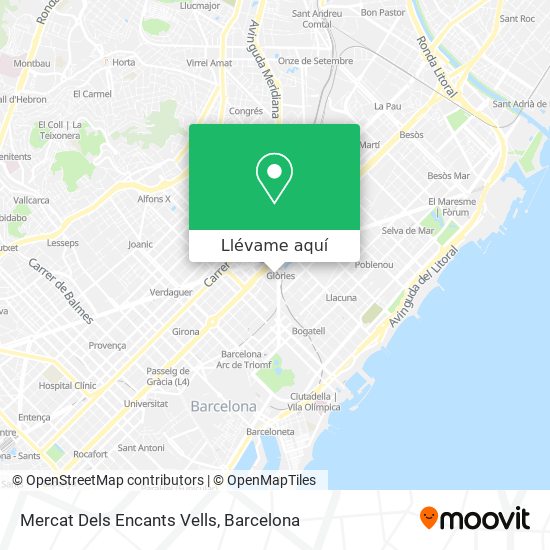 Mapa Mercat Dels Encants Vells