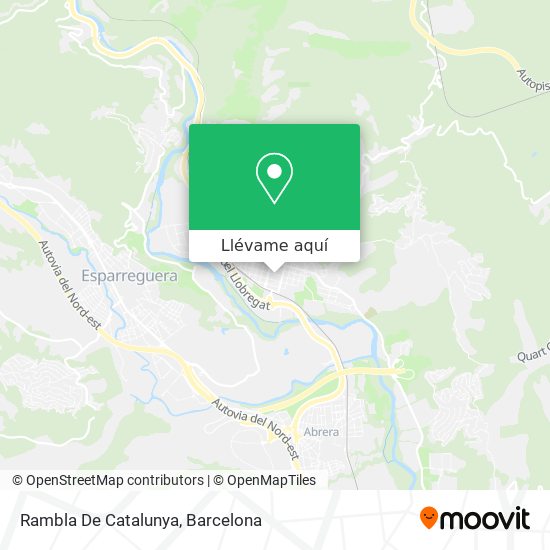 Mapa Rambla De Catalunya